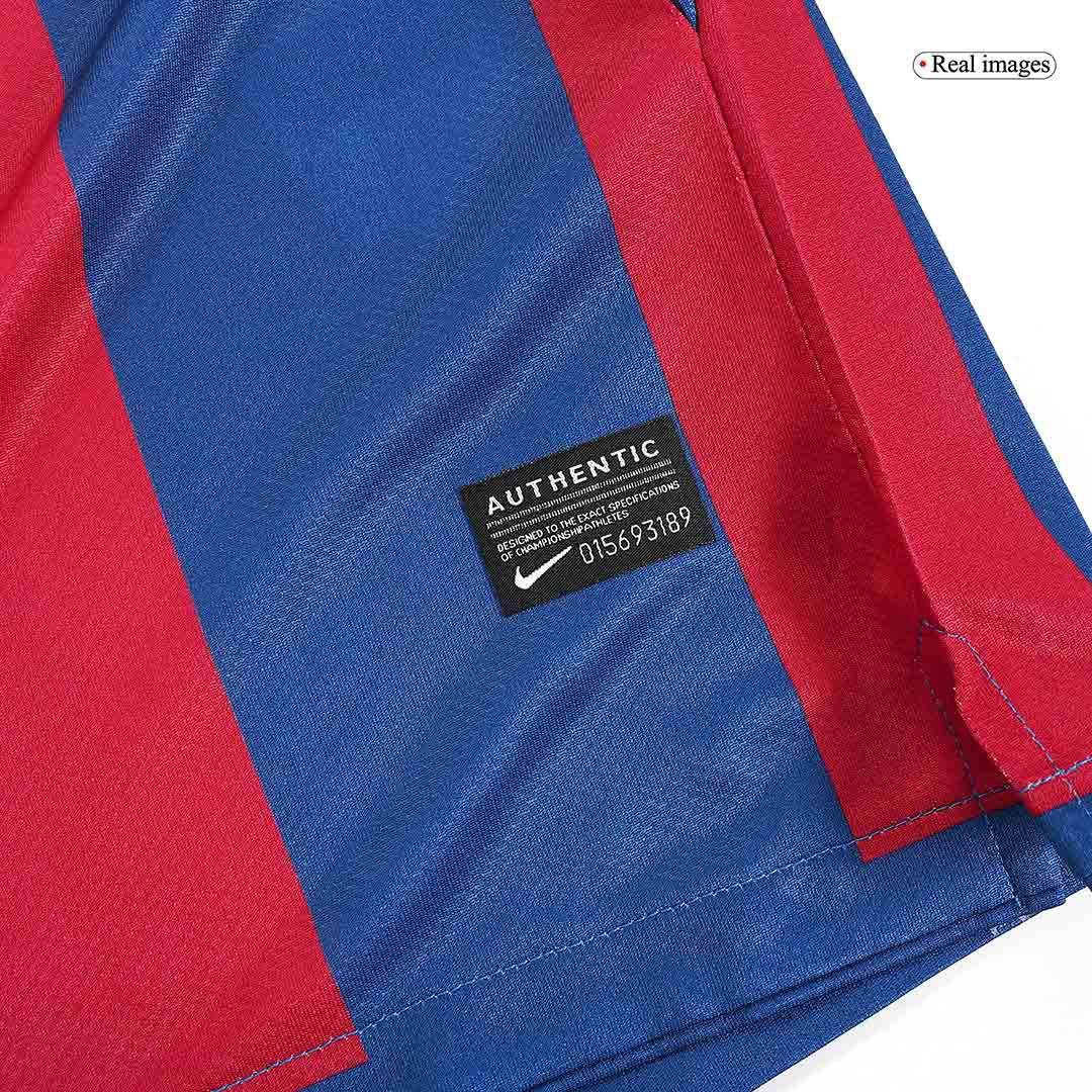 Retro Barcelona Mens Home Soccer Jersey 2010/11 Red&Blue