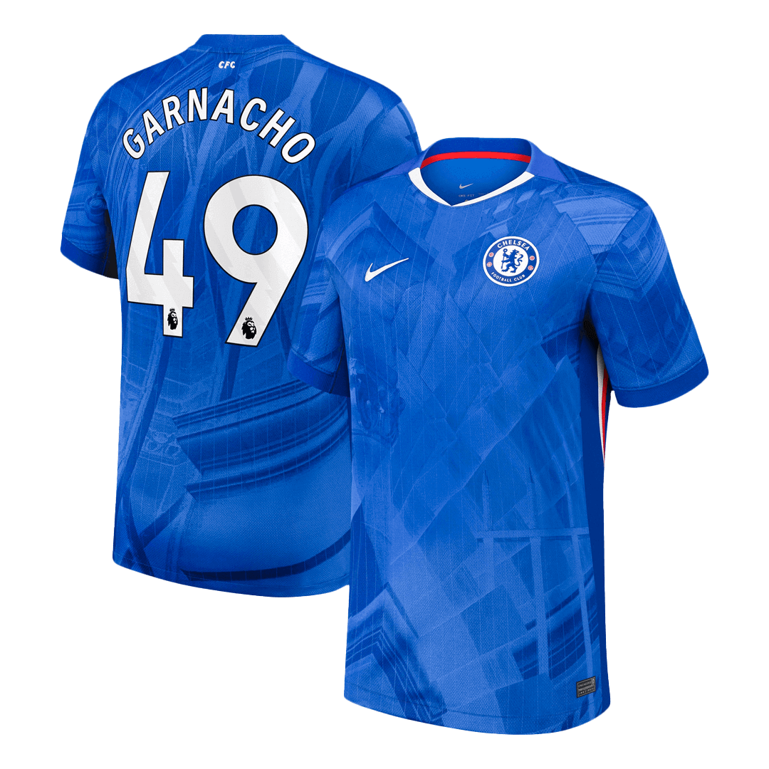 GARNACHO #49 Chelsea Mens Home Soccer Jersey 2025/26 Blue [PREMIUM]