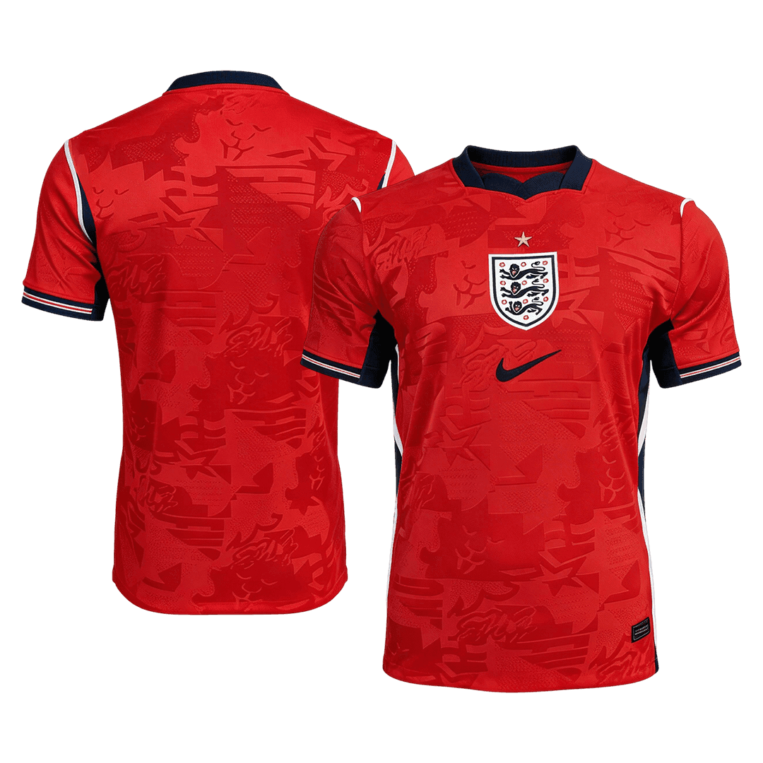 England Mens Away Soccer Jersey World Cup 2026 Red - Player Version