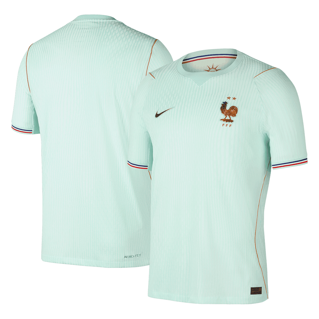 France Mens Away Soccer Jersey World Cup 2026 Green - Player Version