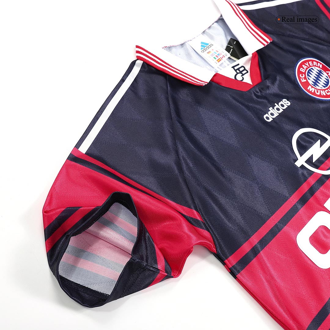 Retro Bayern Munich Mens Home Soccer Jersey 1997/99 Black&Red