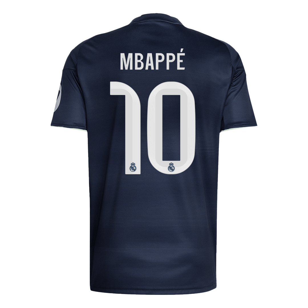 MBAPPÉ #10 Real Madrid Mens Away Soccer Jersey 2025/26 Navy [PREMIUM]