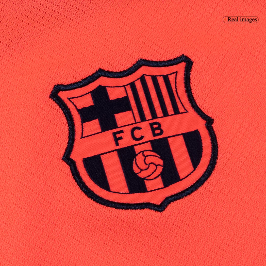 Barcelona Womens Third Away Soccer Jersey 2025/26 Orange