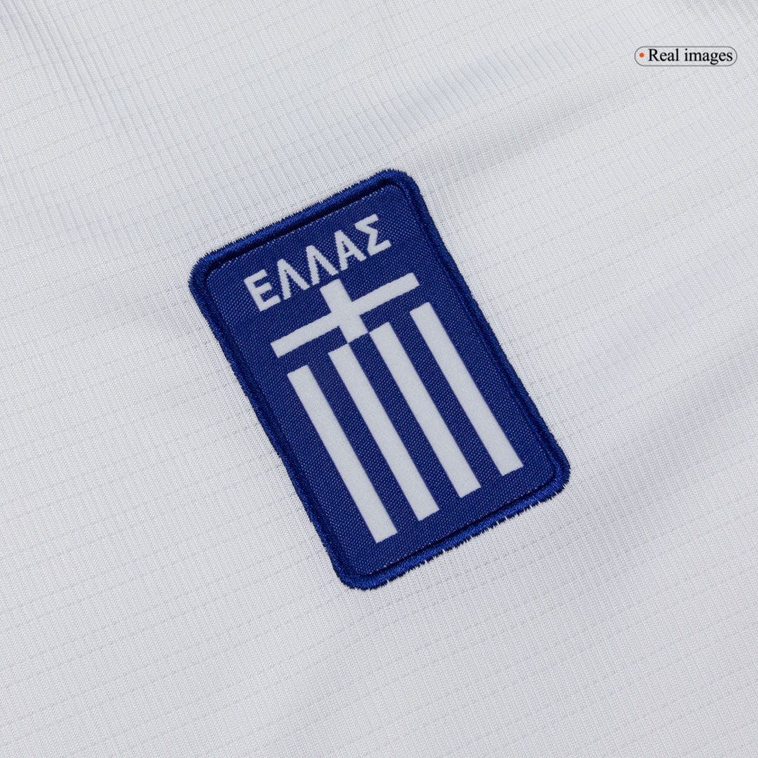 Greece Mens Home Soccer Jersey World Cup 2026 White