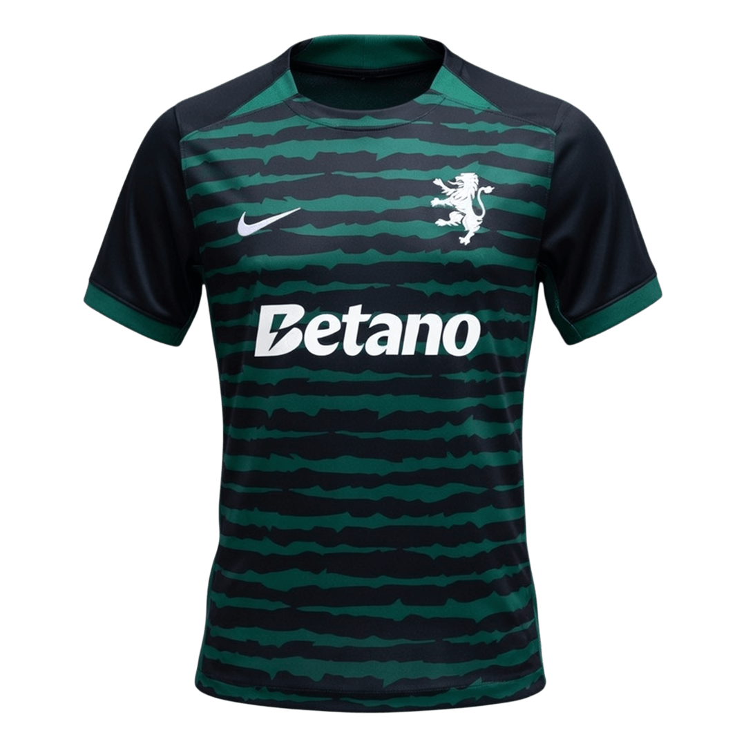 Sporting CP Mens Soccer Jersey 2025/26 Green&Black