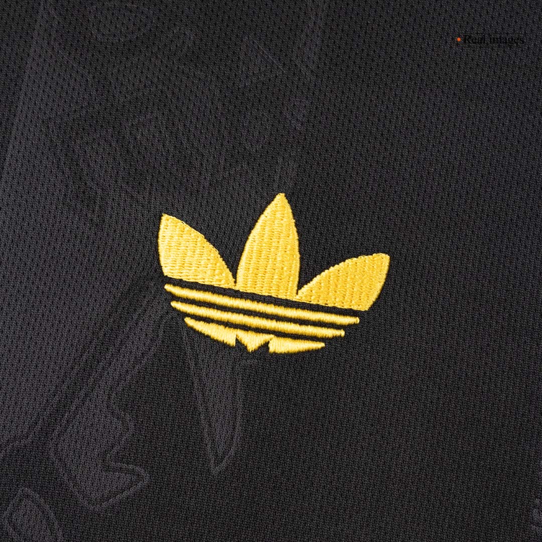 Manchester United Mens Third Away Long Sleeve Soccer Jersey 2025/26 Black