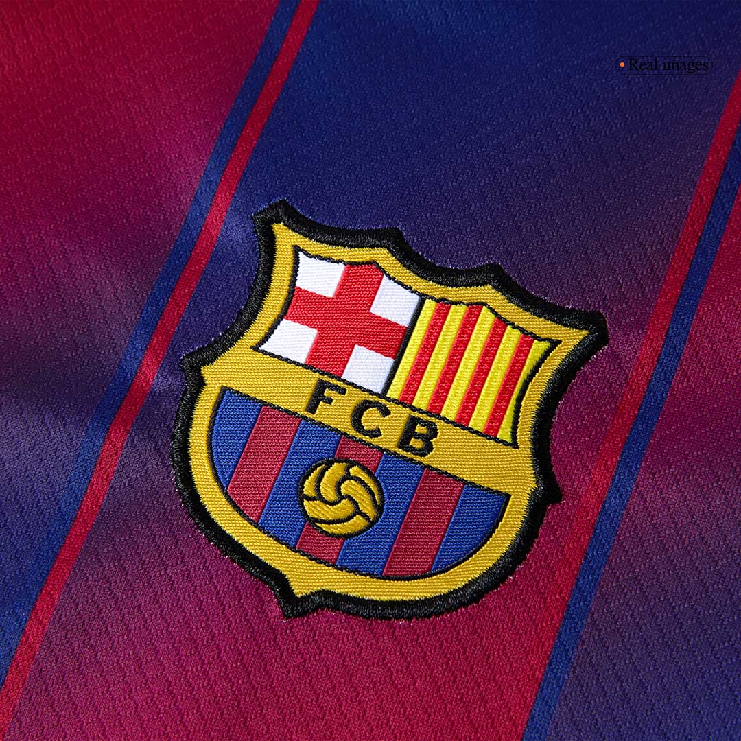 Barcelona Kids Home Soccer Full Set 2025/26 Red&Blue [PREMIUM]