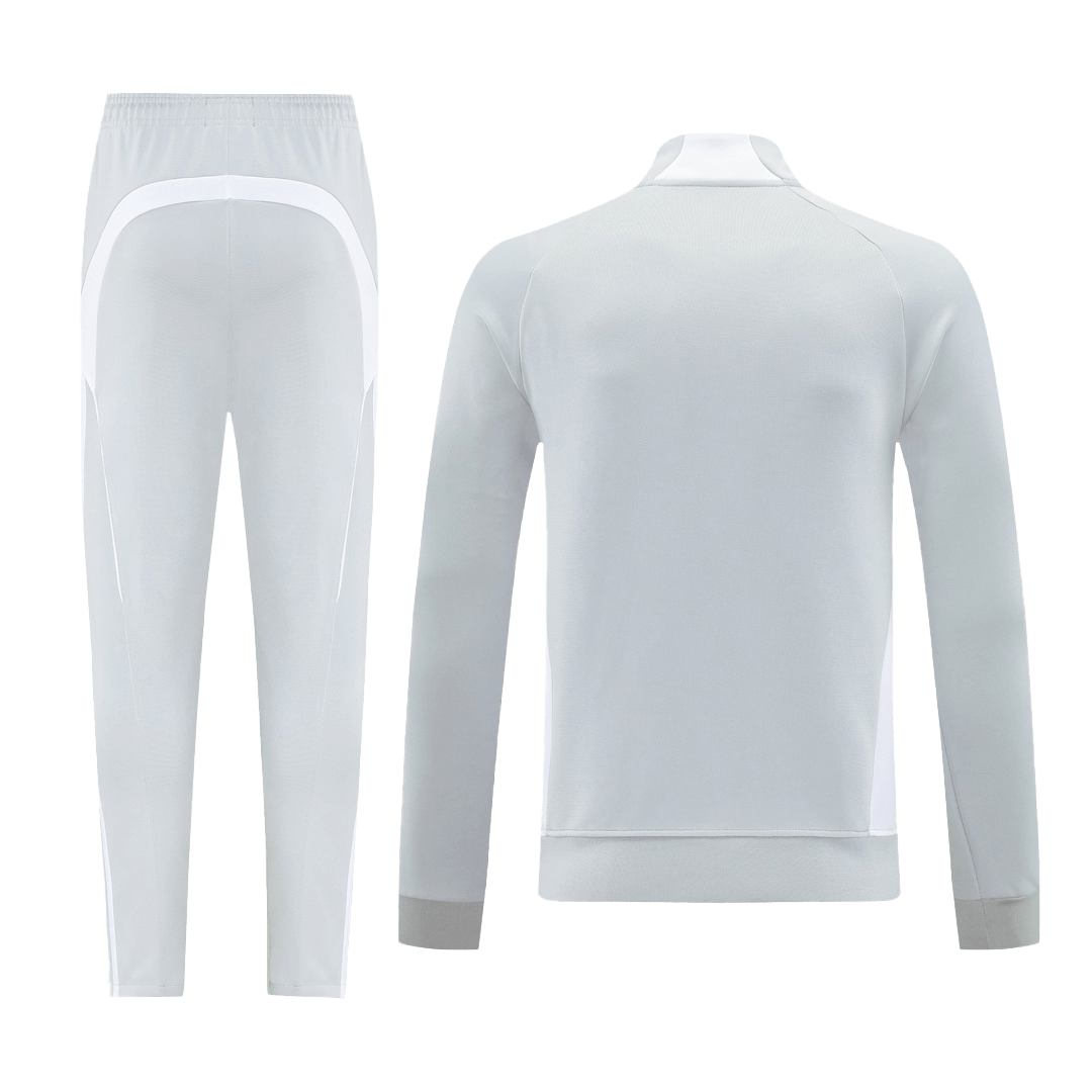 Real Madrid Mens Home Training Tracksuit Kit 2025/26 Gray