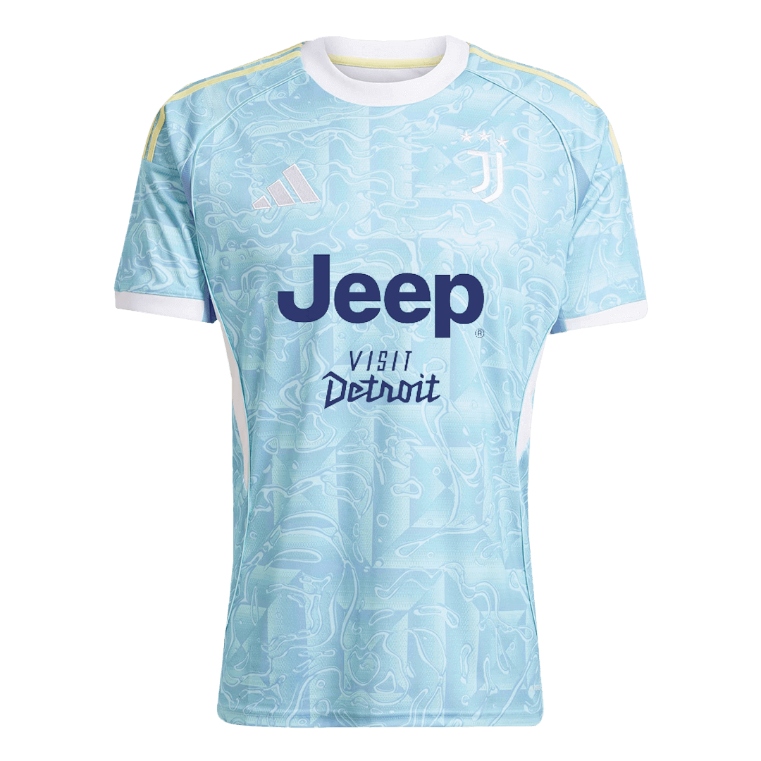 Juventus Mens Away Soccer Jersey 2025/26 Blue