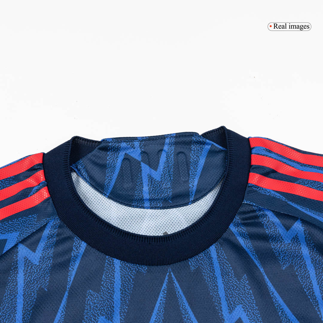 SAKA #7 Arsenal Mens Away Soccer Jersey 2025/26 Blue - Player Version