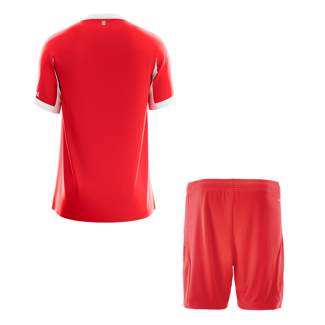 Bayern Munich Mens Home Soccer Kit 2025/26 Red [PREMIUM]