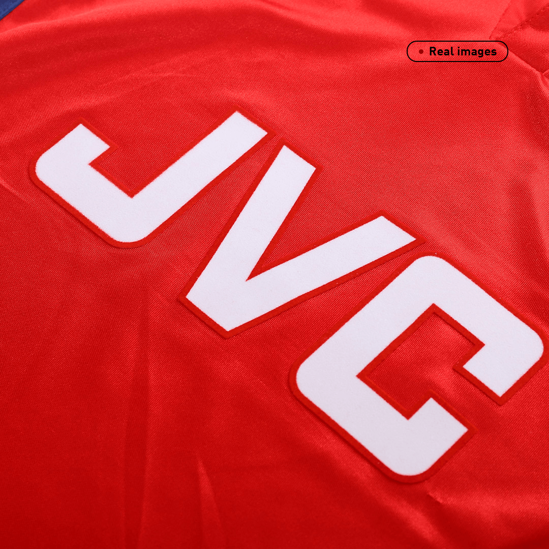 Retro Arsenal Mens Home Soccer Jersey 1998/99 Red&White
