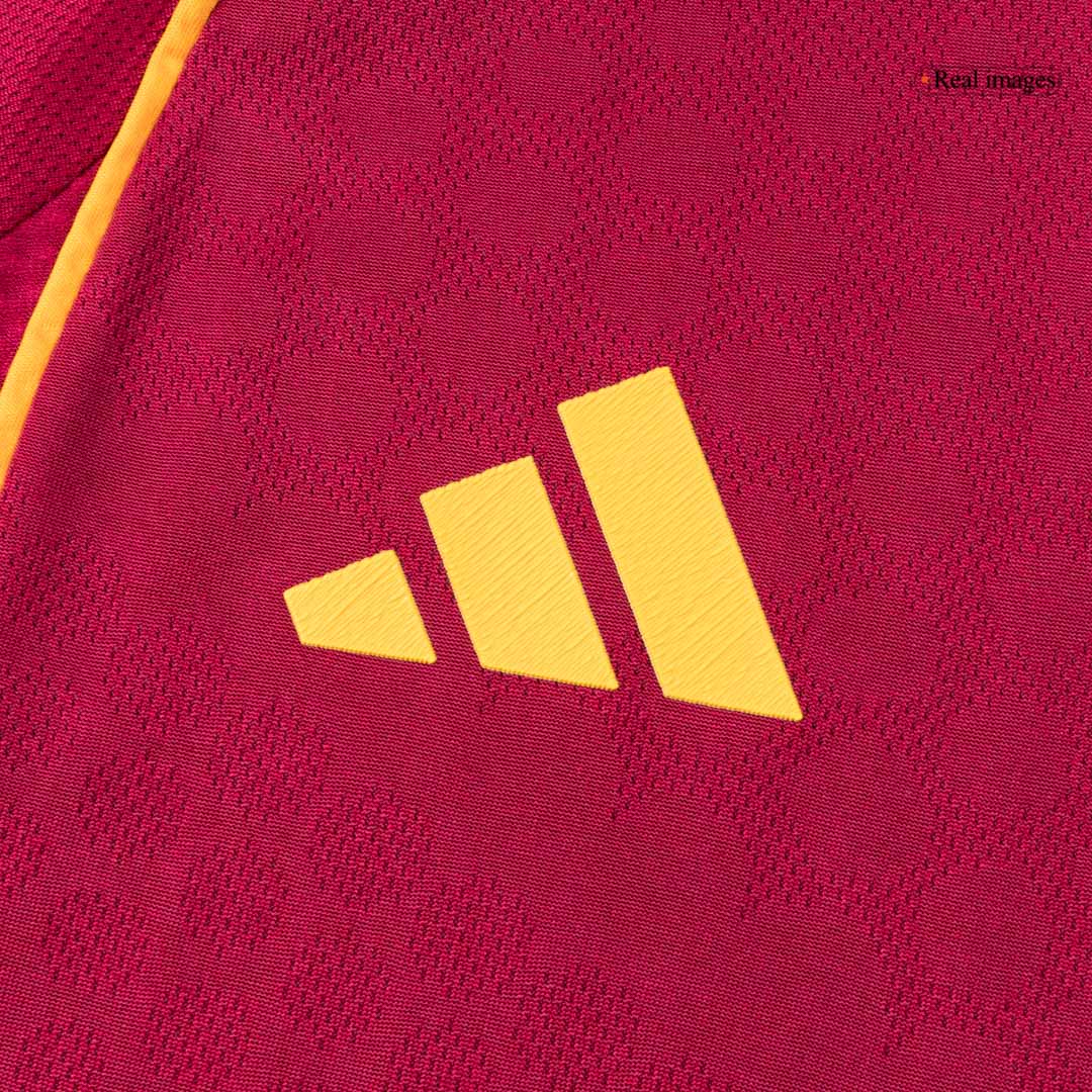 Roma Mens Home Soccer Jersey 2025/26 Red - Player Version