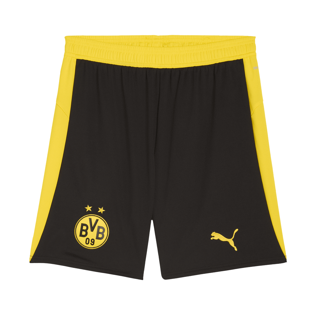 Borussia Dortmund Mens Home Soccer Shorts 2025/26 Black