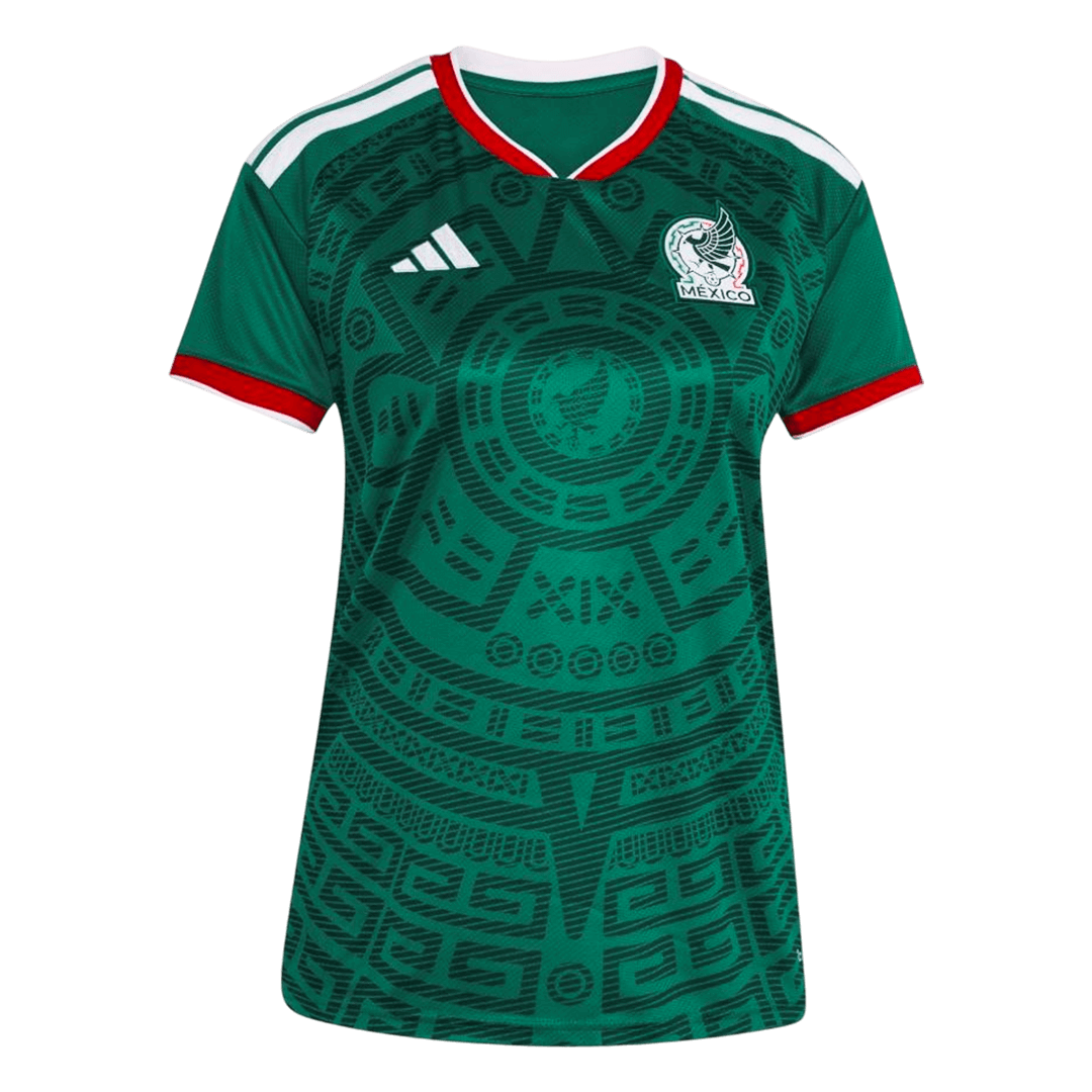 Mexico Womens Home Soccer Jersey World Cup 2026 Green