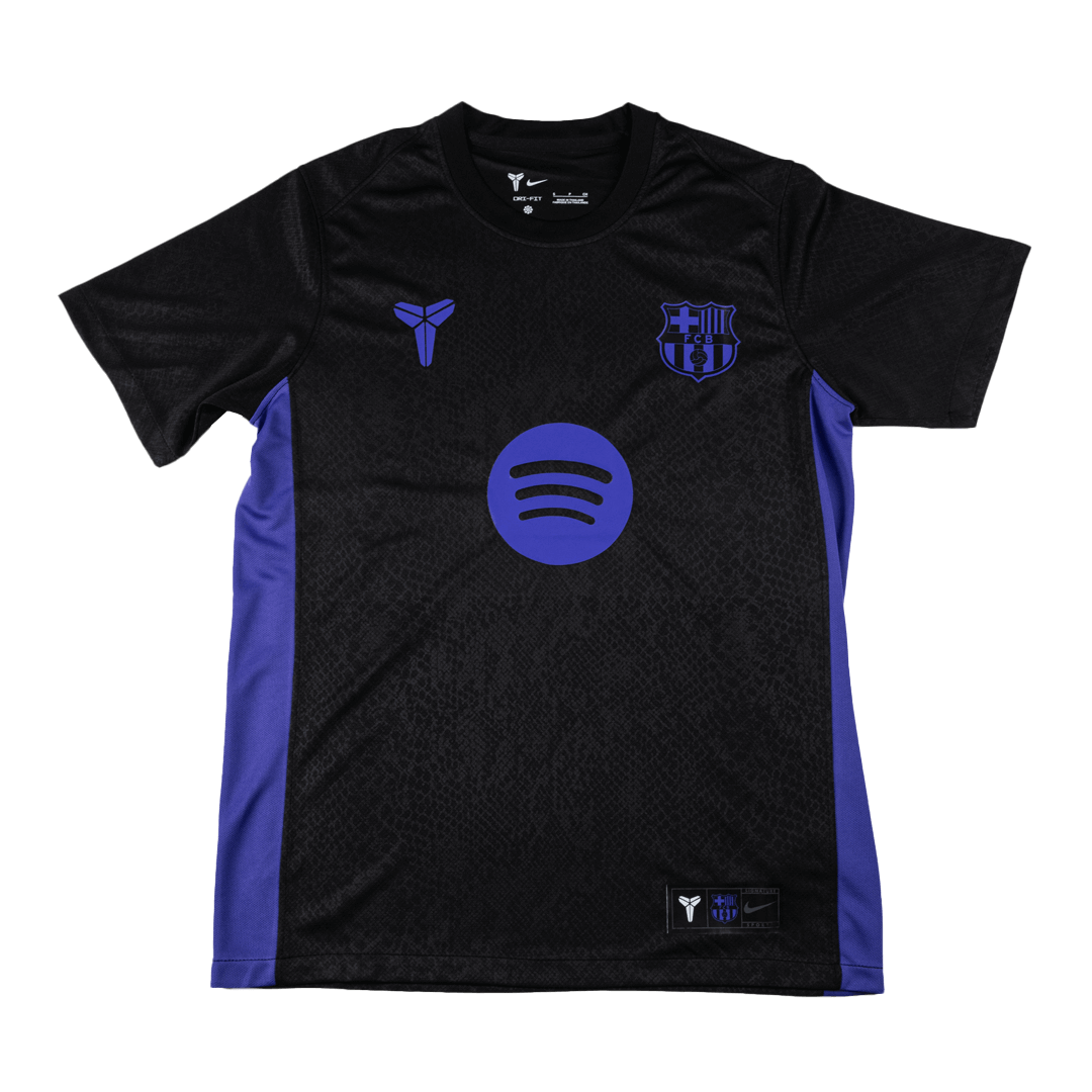 Barcelona Mens Pre-Match Soccer Jersey 2025/26 Black