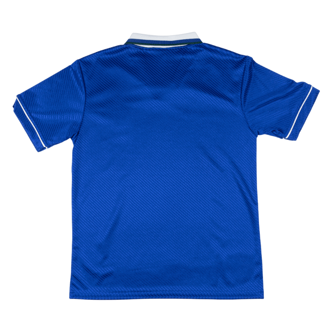 Retro Brazil Mens Away Soccer Jersey 94/96 Blue