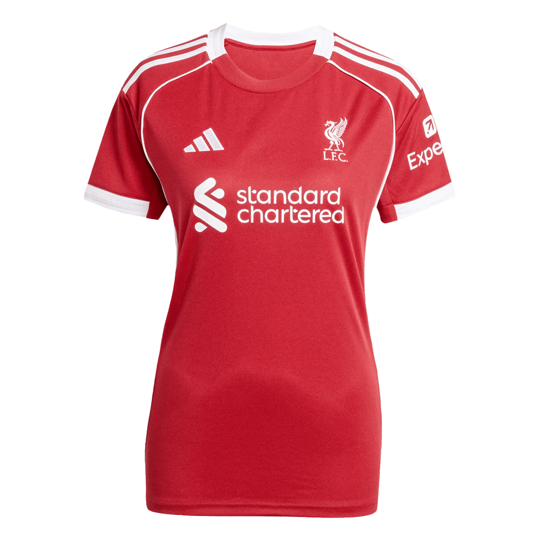 Liverpool Womens Home Soccer Jersey 2025/26 Red
