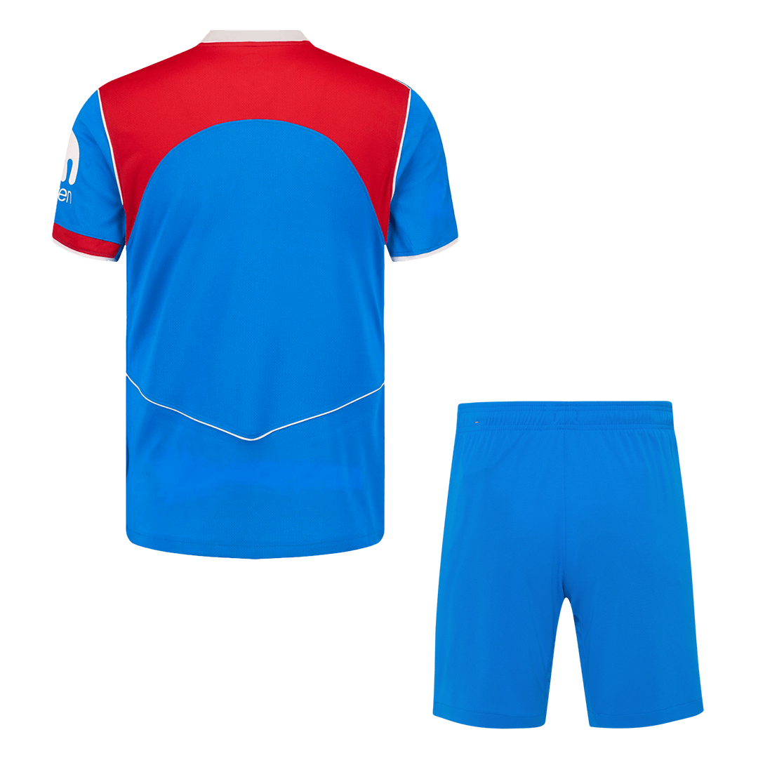 Atletico Madrid Mens Third Away Soccer Kit 2025/26 Blue