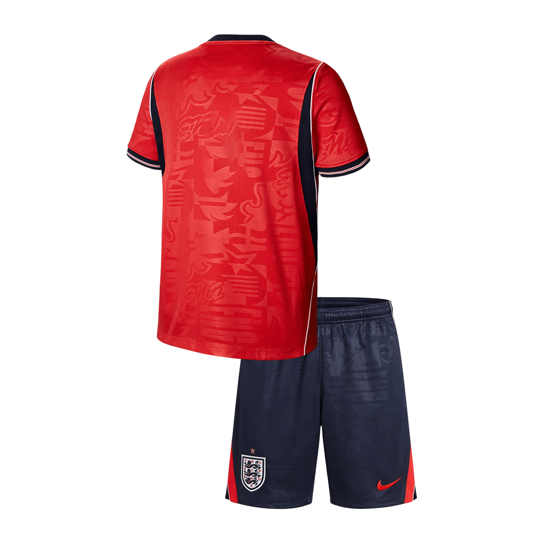 England Kids Away Soccer Kit World Cup 2026 Red