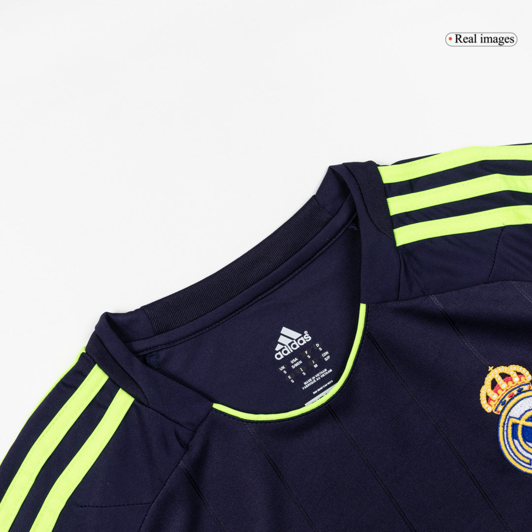Retro Real Madrid Mens Away Soccer Jersey 2012/13 Black
