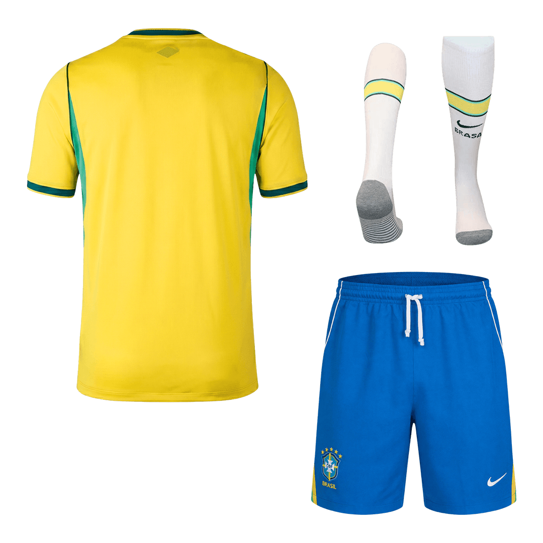 Brazil Mens Home Soccer Full Set World Cup 2026 Yellow