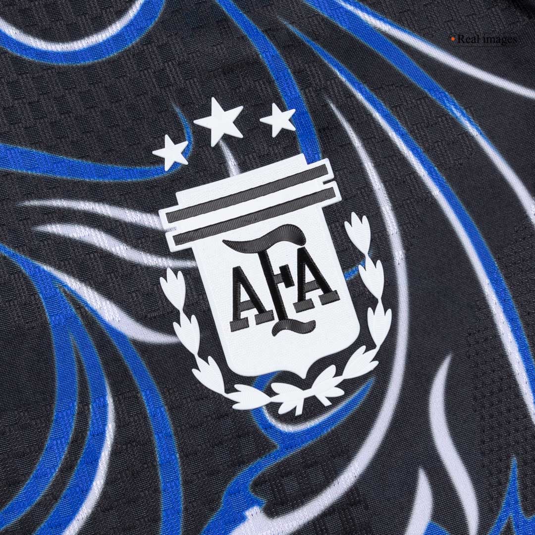 MESSI #10 Argentina Mens Away Soccer Jersey World Cup 2026 Black - Player Version
