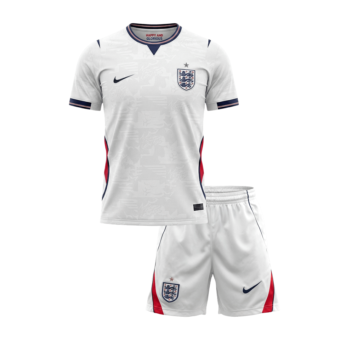 England Kids Home Soccer Kit World Cup 2026 White