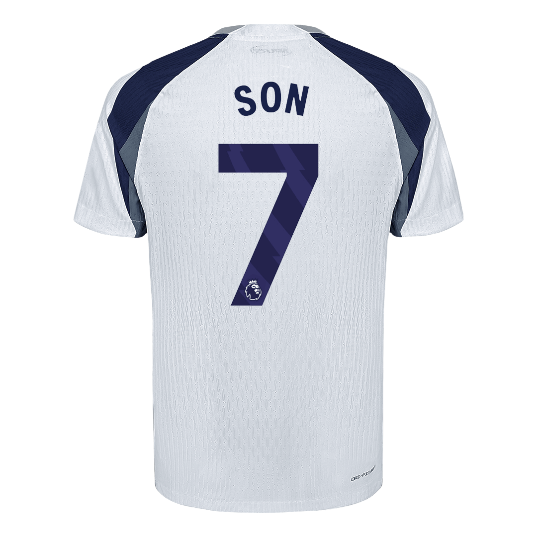 SON #7 Tottenham Hotspur Mens Home Soccer Jersey 2025/26 White - Player Version