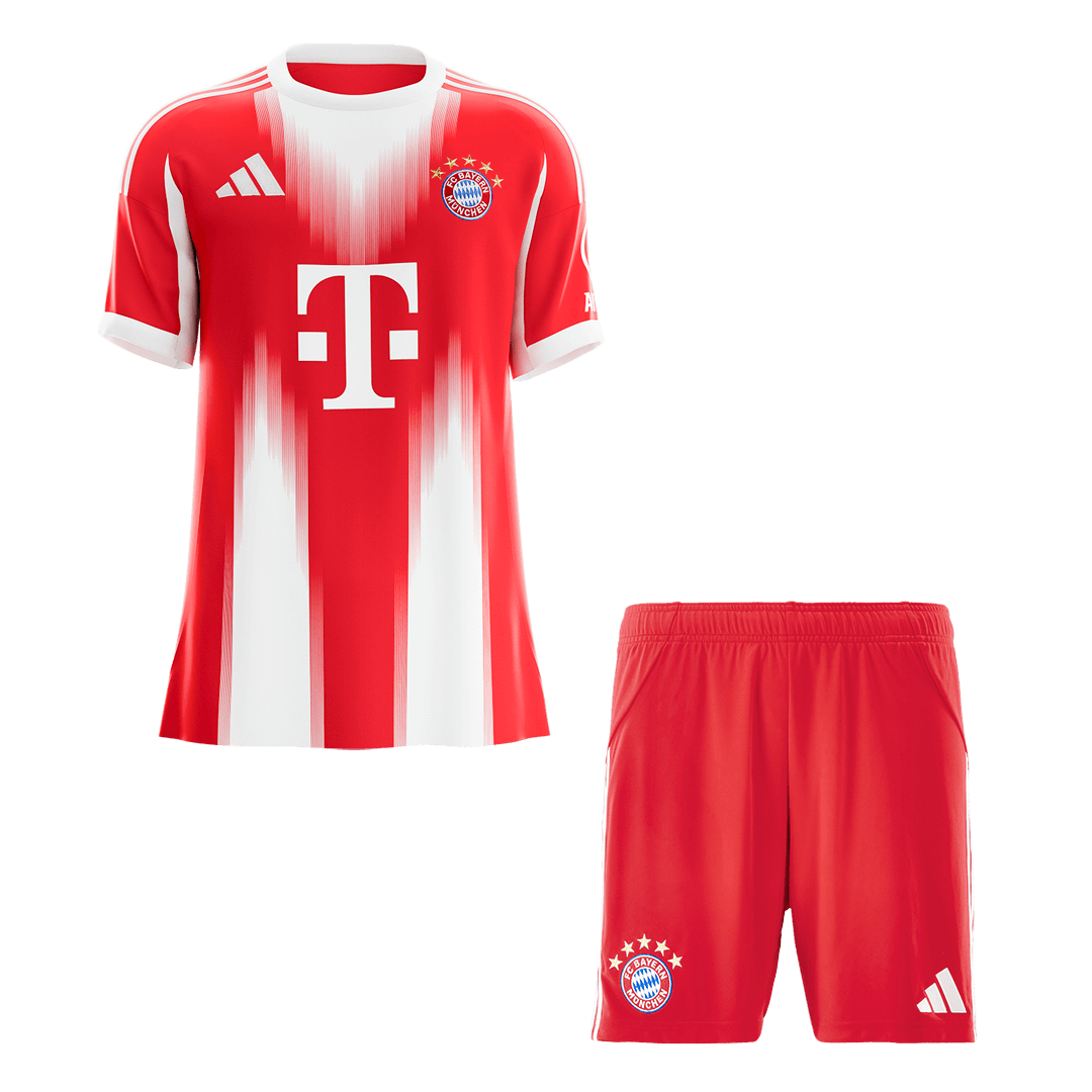 Bayern Munich Mens Home Soccer Kit 2025/26 Red [PREMIUM]