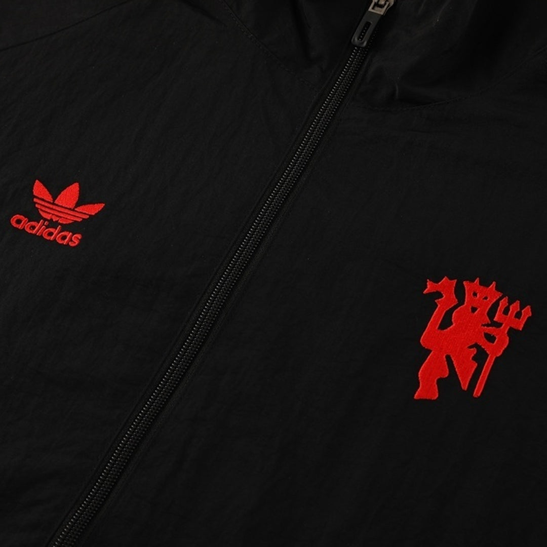 Manchester United Mens Windbreaker Jacket 2025/26 Black