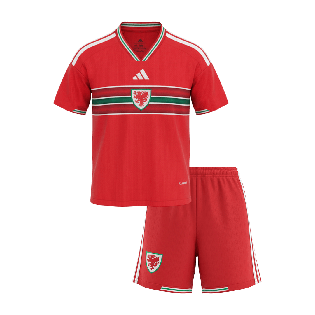 Wales Kids Home Soccer Kit World Cup 2026 Red