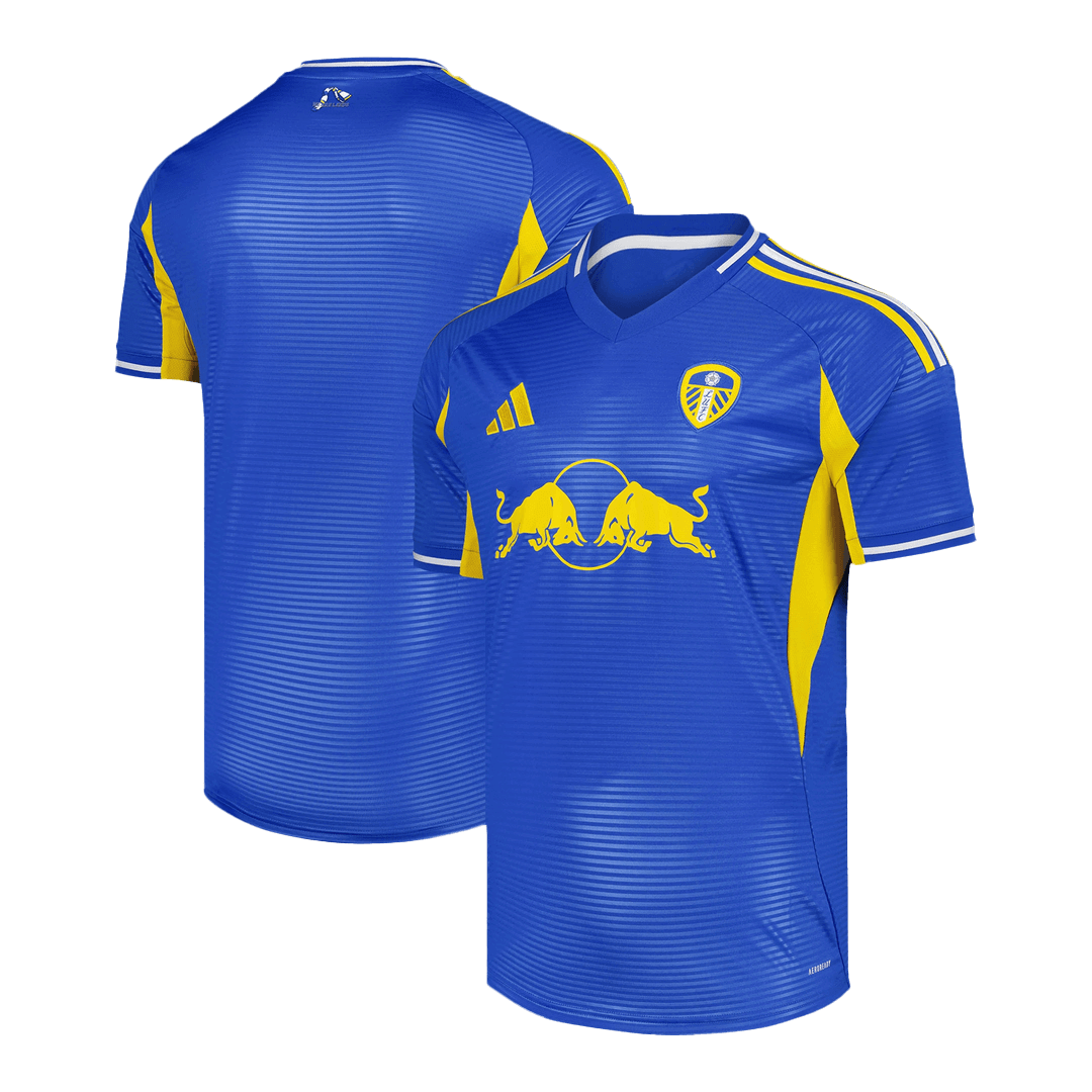 Leeds United Mens Away Soccer Jersey 2025/26 Blue
