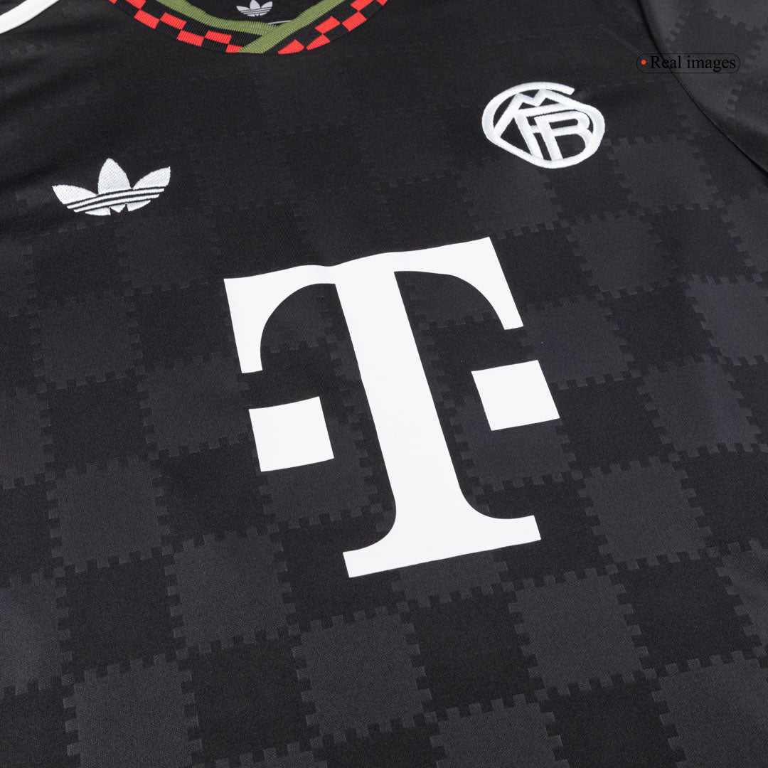 Bayern Munich Mens Third Away Soccer Kit 2025/26 Black