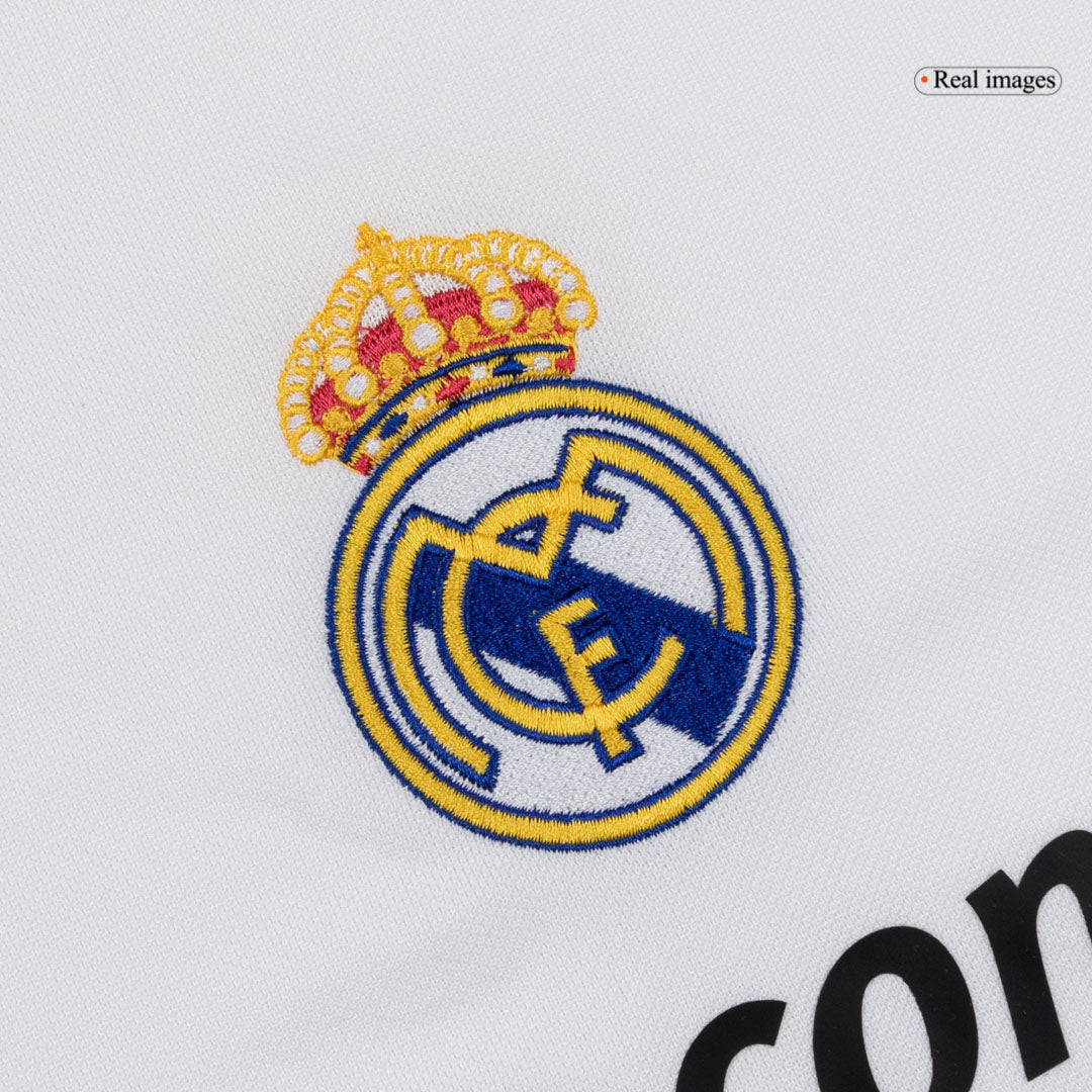 Retro Real Madrid Mens Home Soccer Jersey 2008/09 White