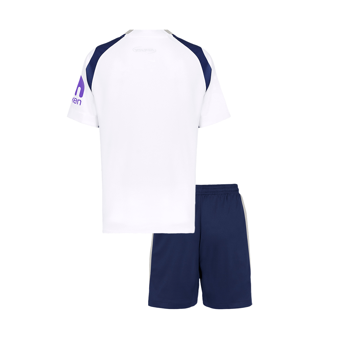 Tottenham Hotspur Kids Home Soccer Kit 2025/26 White