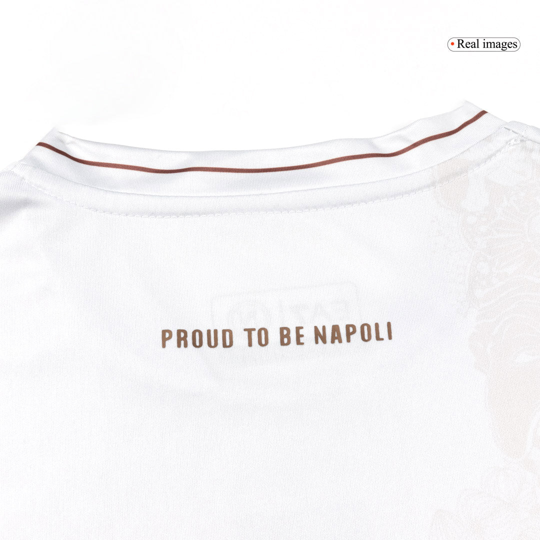 Napoli Kids Away Soccer Kit 2025/26 White