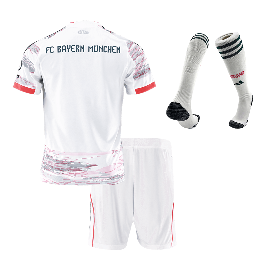 Bayern Munich Kids Away Soccer Full Set 2025/26 White