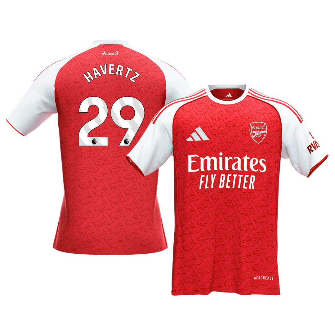 HAVERTZ #29 Arsenal Mens Home Soccer Jersey 2025/26 Red [PREMIUM]