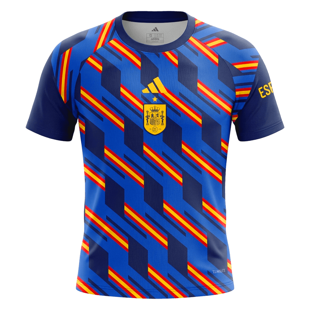 Spain Mens Pre-Match Soccer Jersey World Cup 2026 Navy