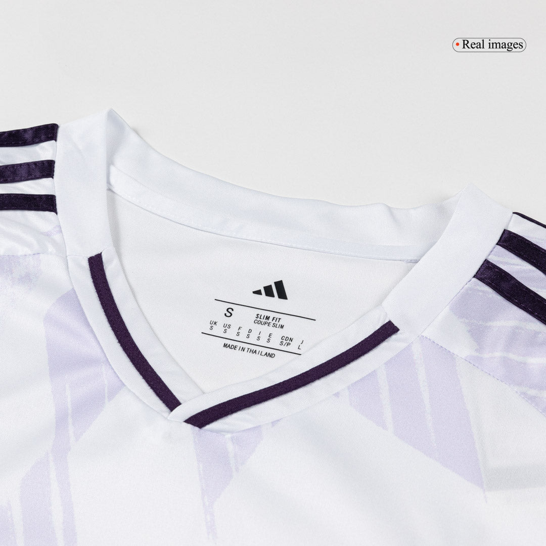 Manchester United Mens Away Long Sleeve Soccer Jersey 2025/26 White
