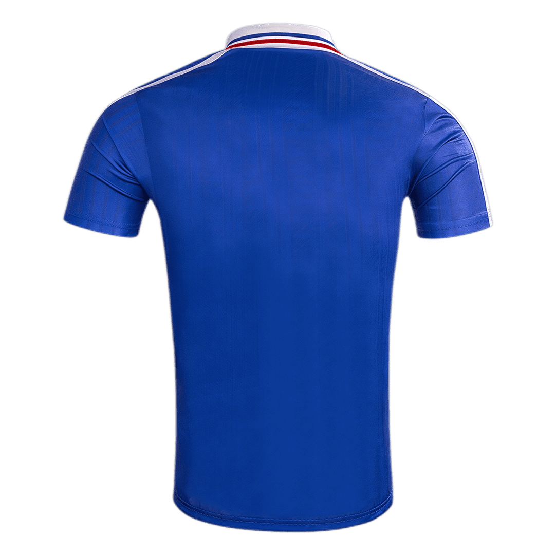 Retro France Mens Home Soccer Jersey 1994 Blue