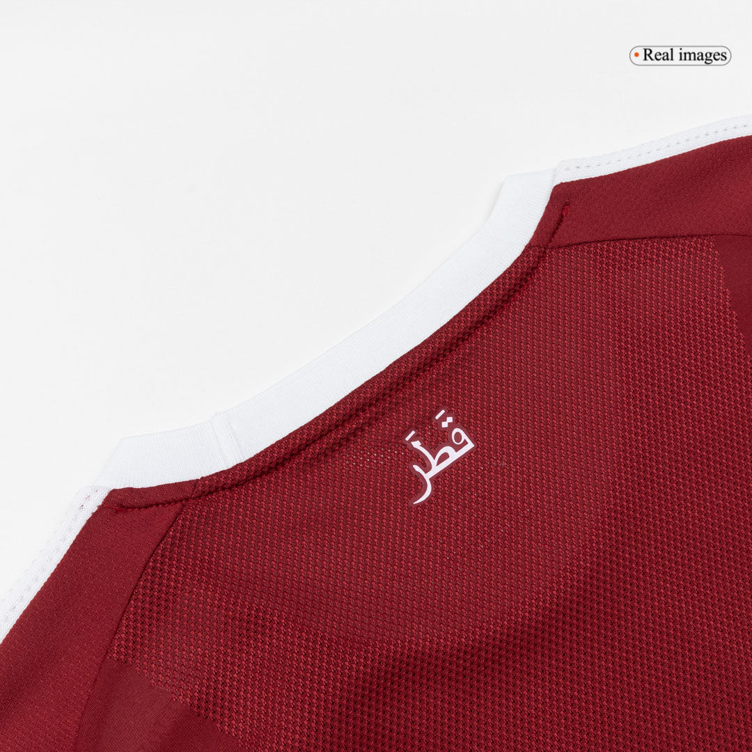 Qatar Mens Home Soccer Jersey World Cup 2026 Red - Player Version