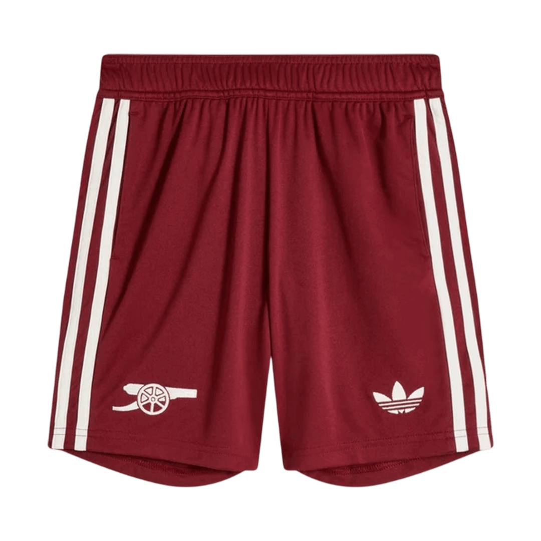 Arsenal Mens Third Away Soccer Shorts 2025/26 Red