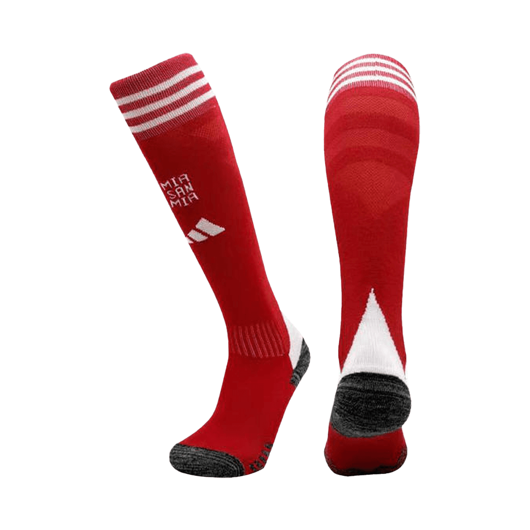 Bayern Munich Mens Home Soccer Socks 2025/26 Red [PREMIUM]