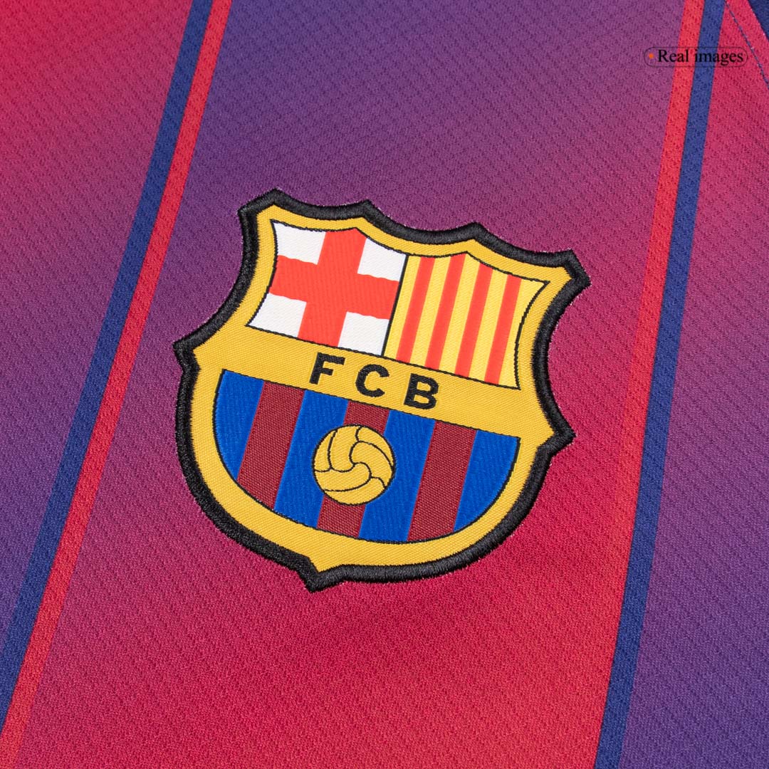Barcelona Mens Home Soccer Full Set 2025/26 Red&Blue [PREMIUM]