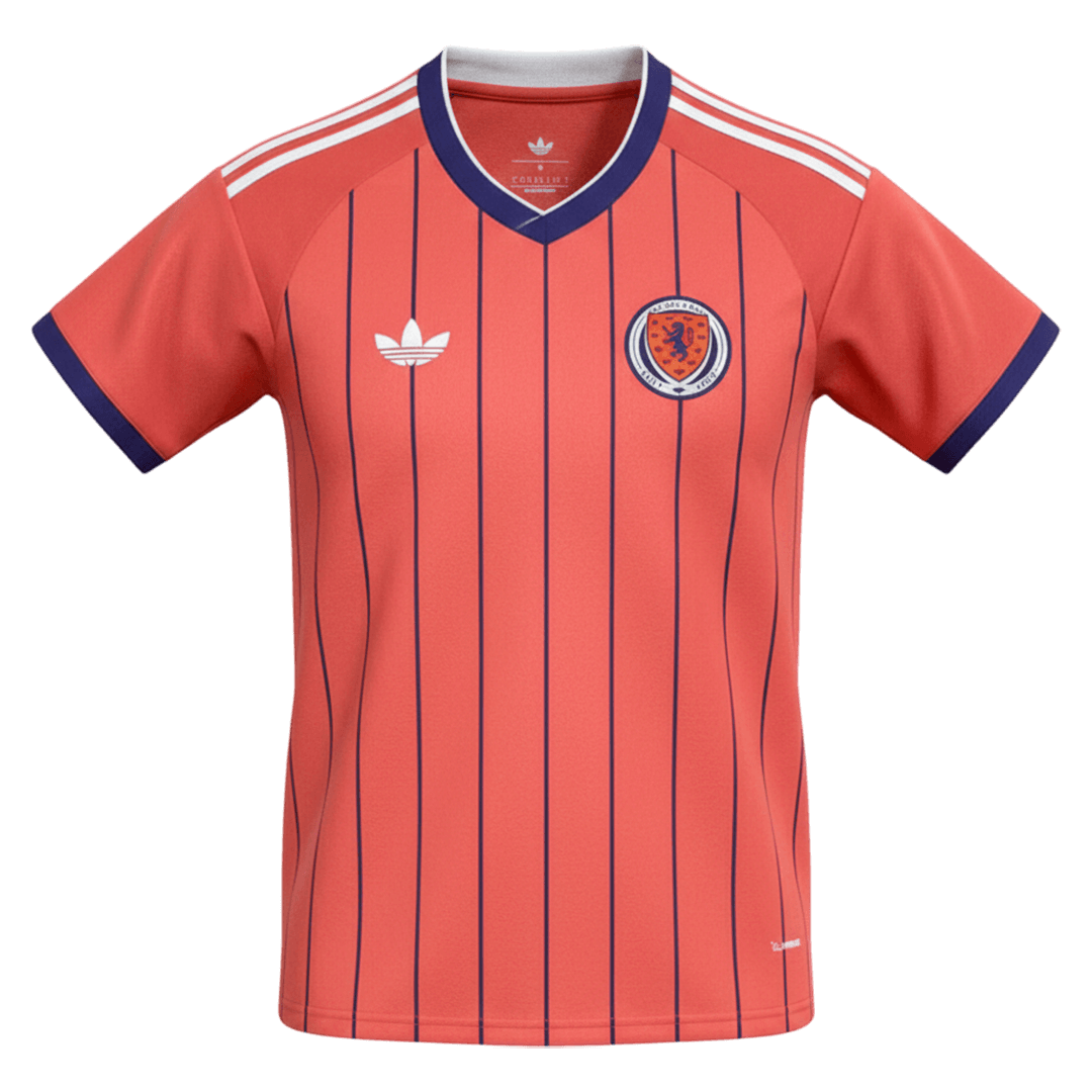 Scotland Mens Away Soccer Jersey World Cup 2026 Pink