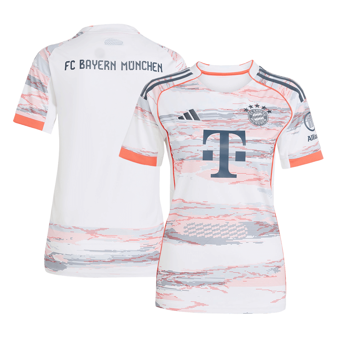 Bayern Munich Womens Away Soccer Jersey 2025/26 White