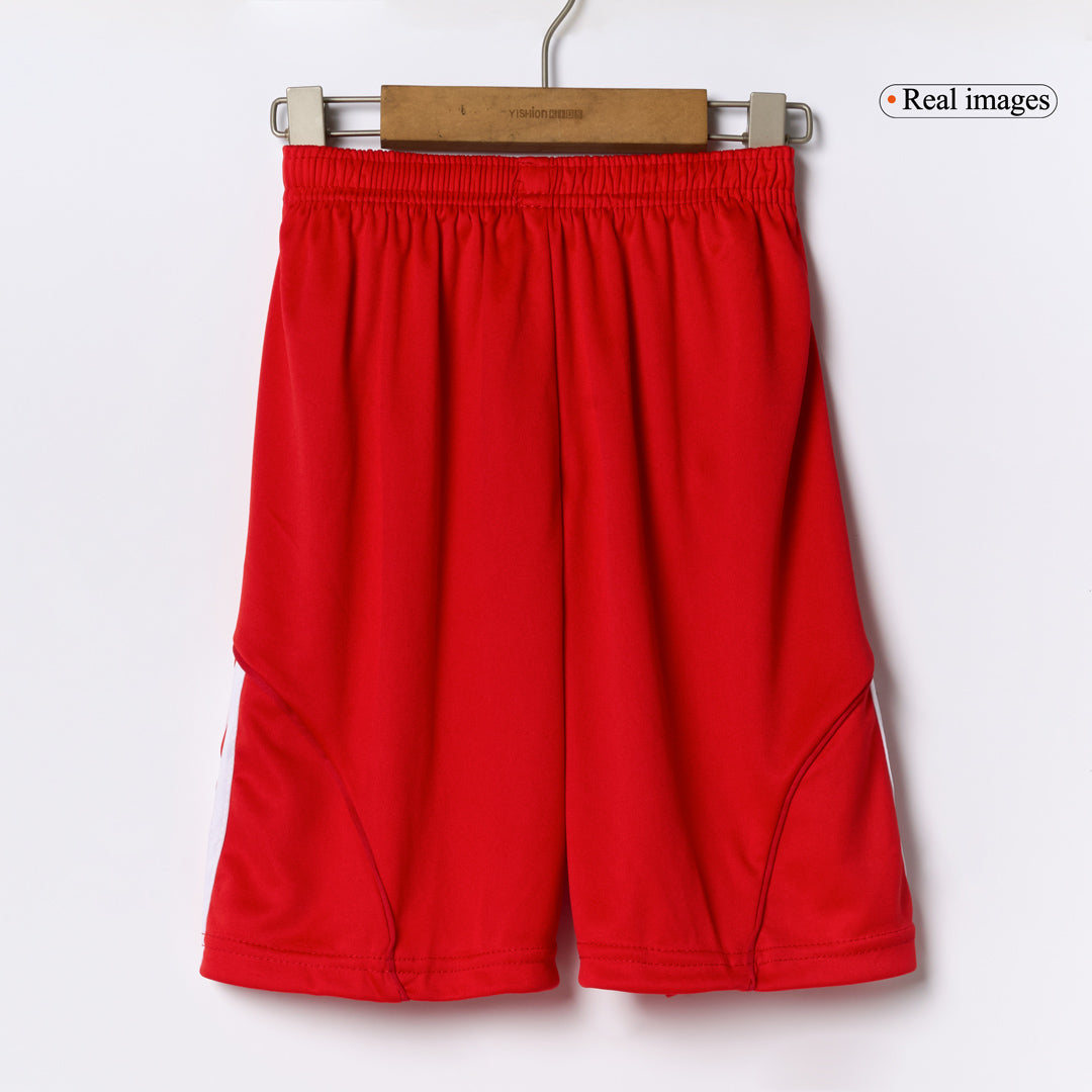 Bayern Munich Kids Home Soccer Kit 2025/26 Red