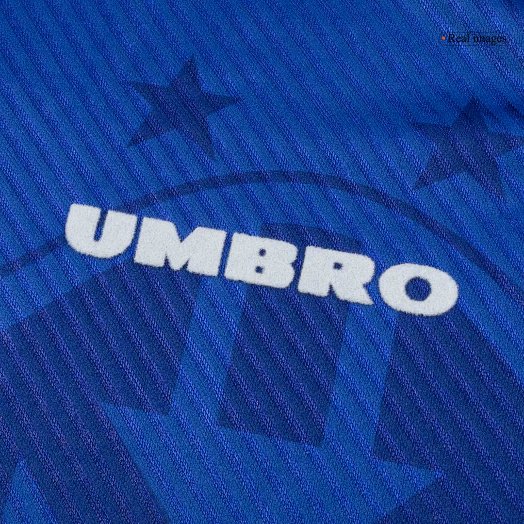 Retro Brazil Mens Away Soccer Jersey 94/96 Blue